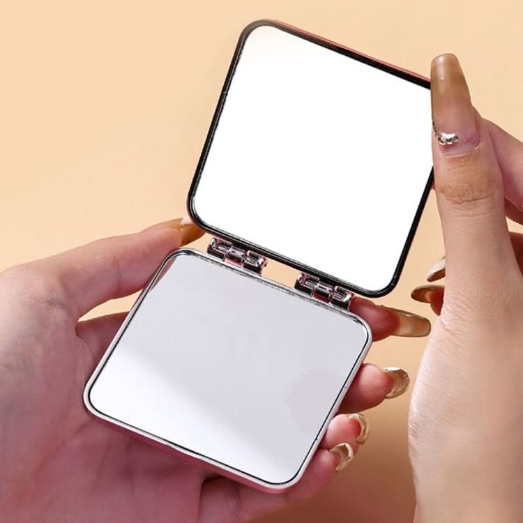 Desktop Mini Electroplating Makeup Double-sided Mirror For Ladies Reluova