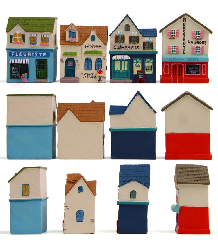 Miniature Village Houses Ornaments for Micro Landscape House Rooms Decorations My Store