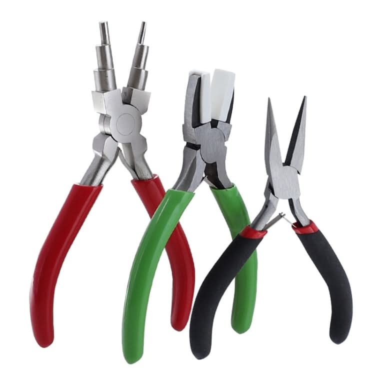 3 In 1 Handmade Jewelry Plier Nylon Accessories DIY Tools Wire Wrap Clamp, Style:-Reluova