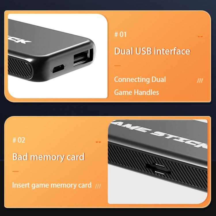 M8 Pro Y3Lite U8 Plus For PS1 2.4G Wireless HDMI HD 4K Dual Game Console Reluova