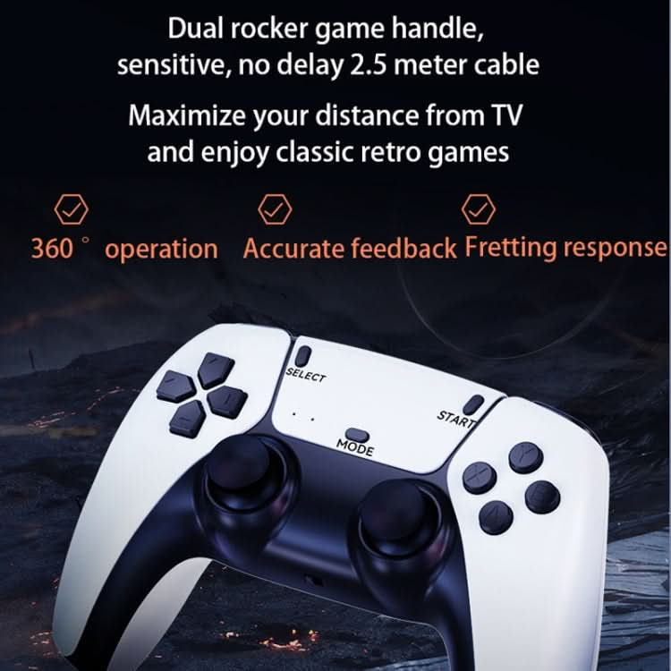 M8 Pro Y3Lite U8 Plus For PS1 2.4G Wireless HDMI HD 4K Dual Game Console Reluova