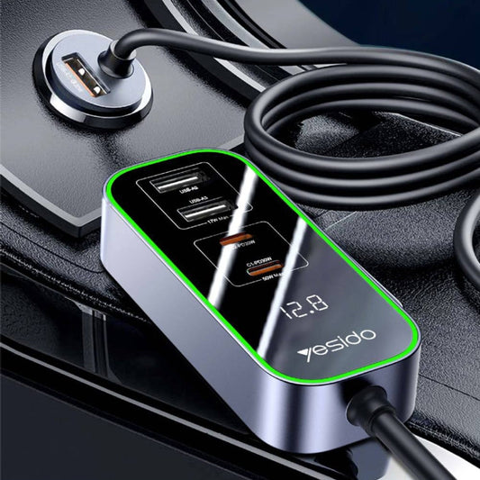 Yesido Y53 QC3.0 Car Charger 97W Five Ports Fast Charged ÎҵÄÉ̵ê