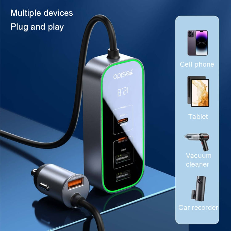 Yesido Y53 QC3.0 Car Charger 97W Five Ports Fast Charged ÎҵÄÉ̵ê