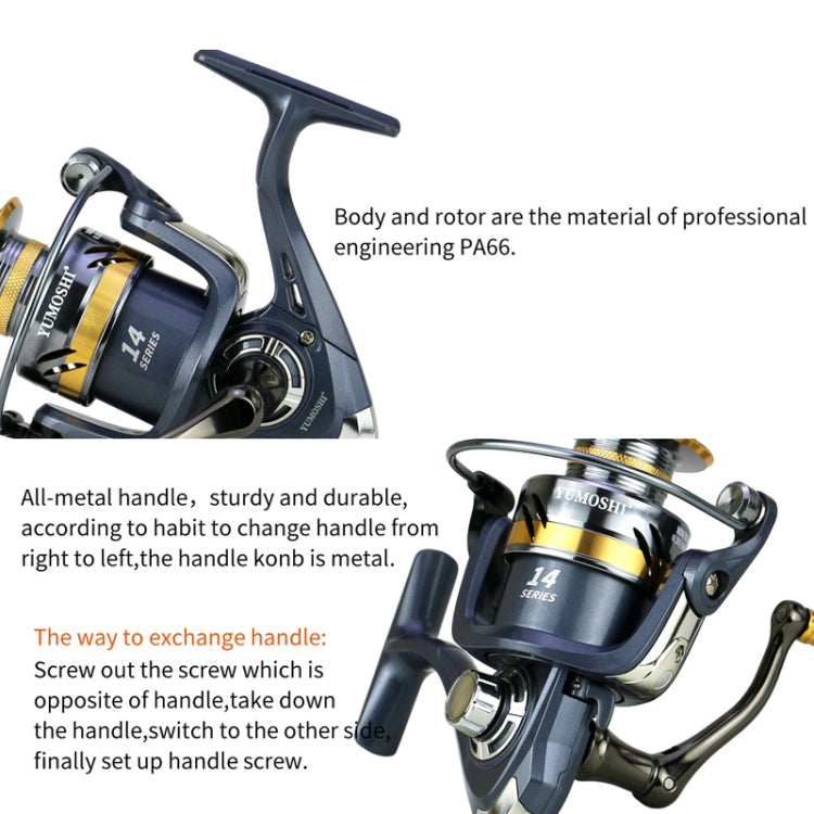 Spinning Fishing Reel Metal Rocker Metal Cup Reel