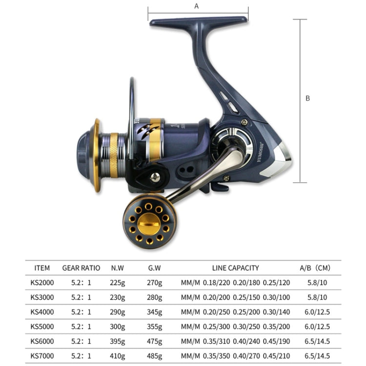 Spinning Fishing Reel Metal Rocker Metal Cup Reel