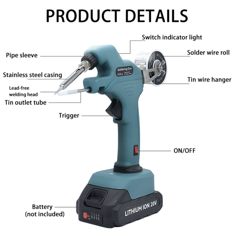 NL106CL DC 18~21V Cordless Soldering Iron Fast Welding Tools