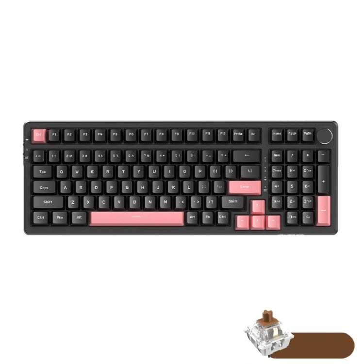 Heijue AK992 99 Keys Wireless/Bluetooth Three-Mode Hot Swap RGB Gaming Mechanical Keyboard My Store