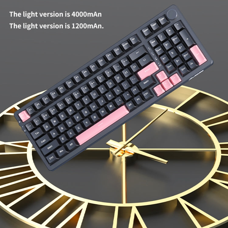 Heijue AK992 99 Keys Wireless/Bluetooth Three-Mode Hot Swap RGB Gaming Mechanical Keyboard My Store