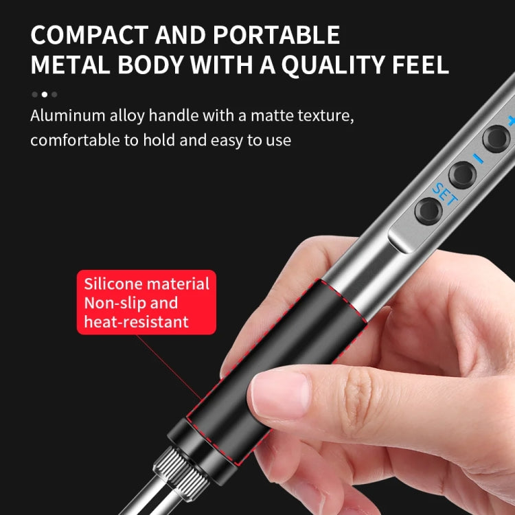 PTS100 Intelligent Portable Digital Display Small Constant Temperature Repair Soldering Iron PD65W Powered Mini Soldering Station My Store