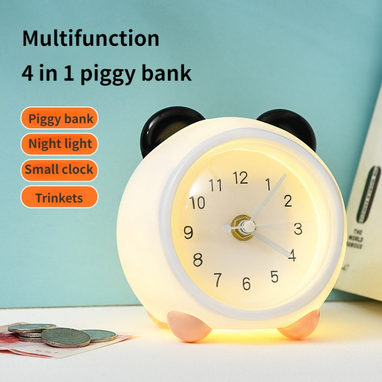 LED Night Light Cartoon Clock Desktop Animal Piggy Bank My Store