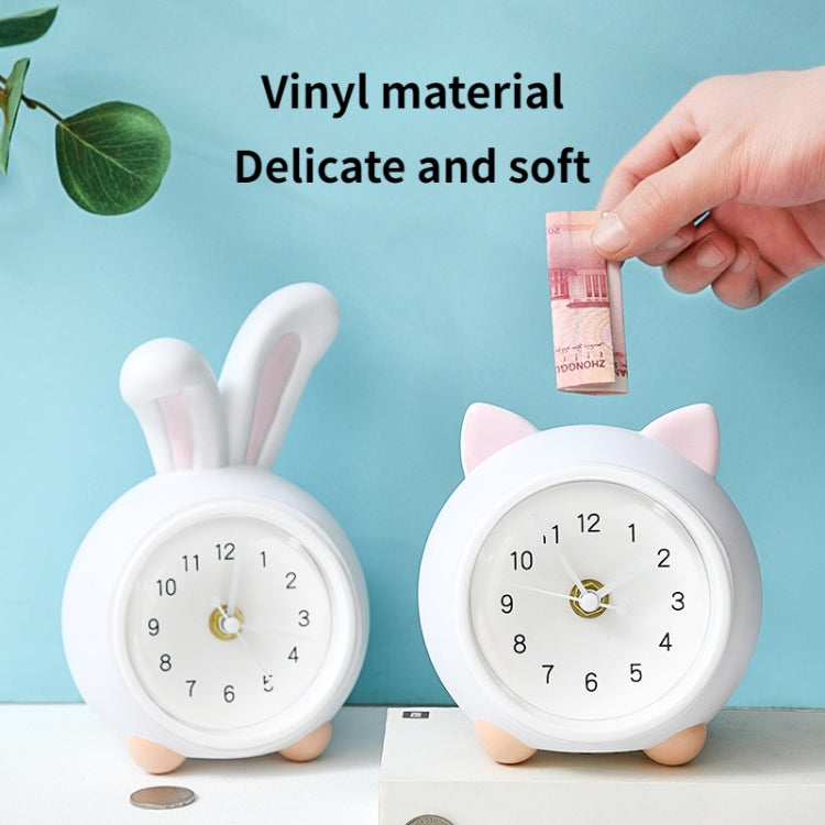 LED Night Light Cartoon Clock Desktop Animal Piggy Bank My Store