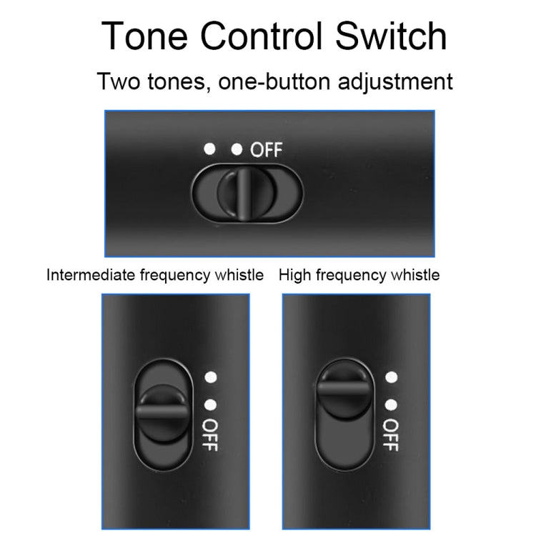 H11 Rechargeable Traffic Command Training Electronic Whistle with Lighting Function, CN Plug Reluova