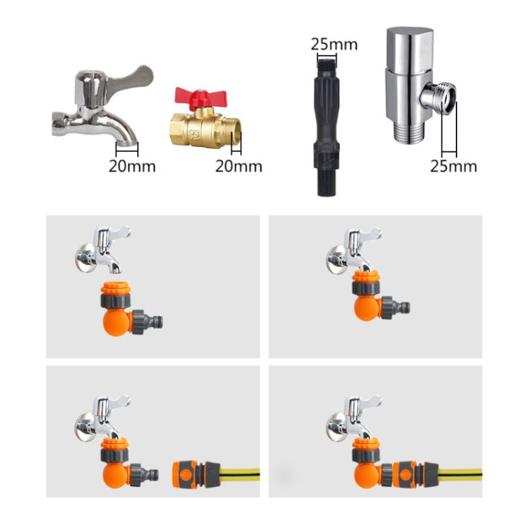 Washing Machine Faucet Connector 180 Degree Swivel Adapter