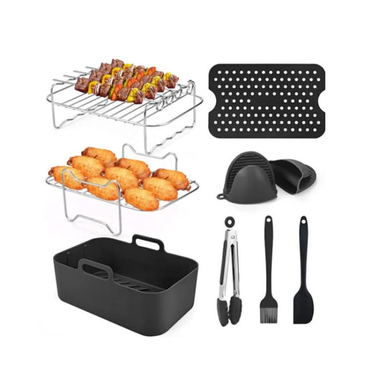 For NinJa DZ201 DZ401 DZ550 Series Air Fryer 8 In 1 Rectangular Kit