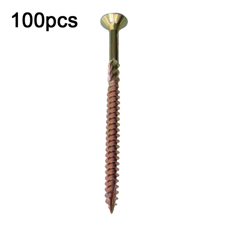 RUITOOL T25 100pcs Woodworking Screws Torx Self Tapping Screws