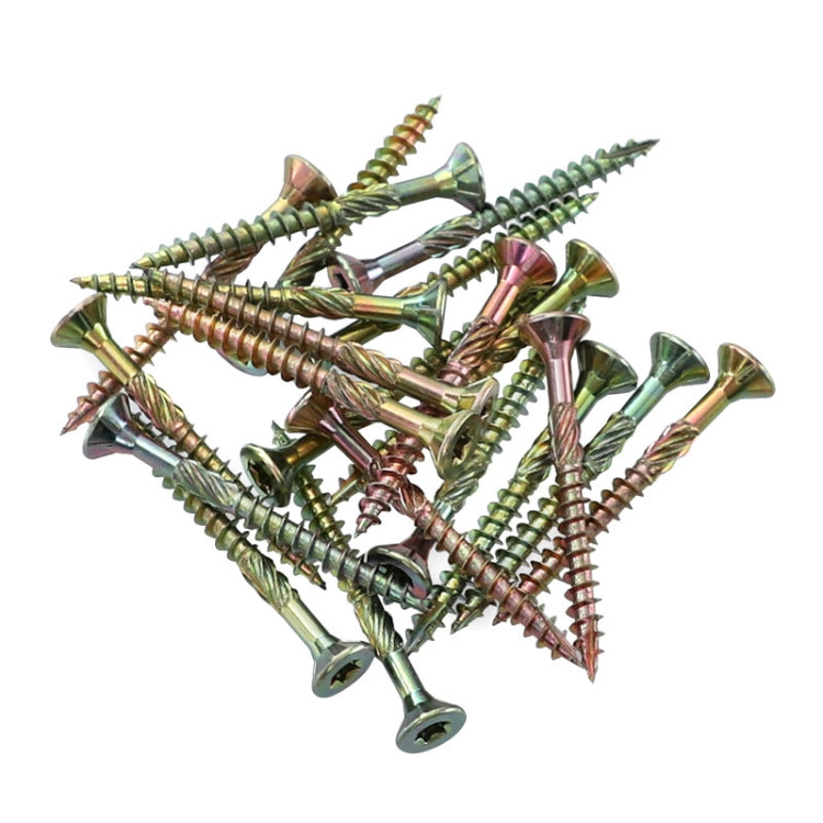 RUITOOL T25 100pcs Woodworking Screws Torx Self Tapping Screws