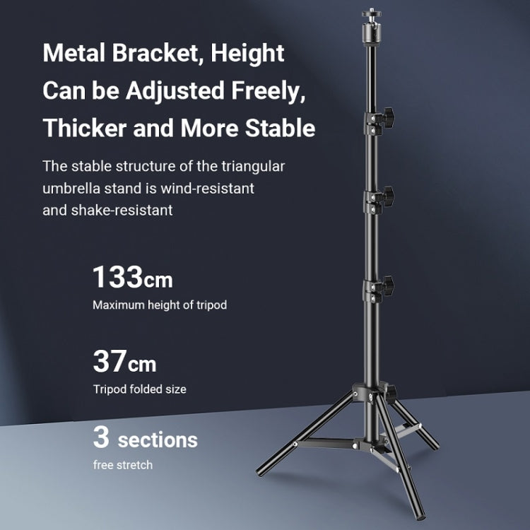 APEXEL APL-FL19 Живая портретная фотография с мягким светом, двойной кронштейн, четырехцветный заполняющий свет