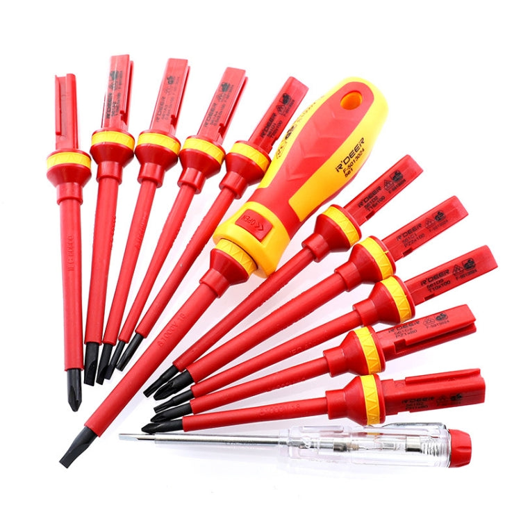 RDEER VDE-9913 13 In 1 Insulated Screwdriver Set Screwdriver Electrician Tools My Store