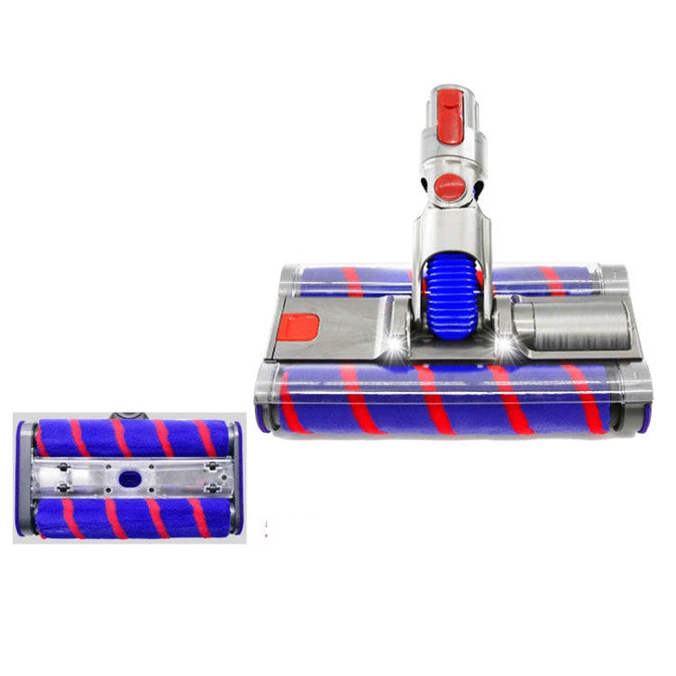 For Dyson V7 V8 V10 V11 Double Roller Soft Velvet Floor Brush Head with LED Lighting Reluova