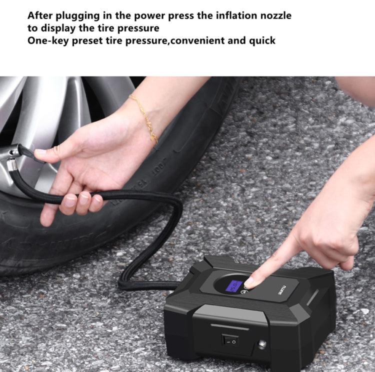 SUITU  ST-818  DC 12V Wired Car Air Pump Tire Inflator With LED Lighting