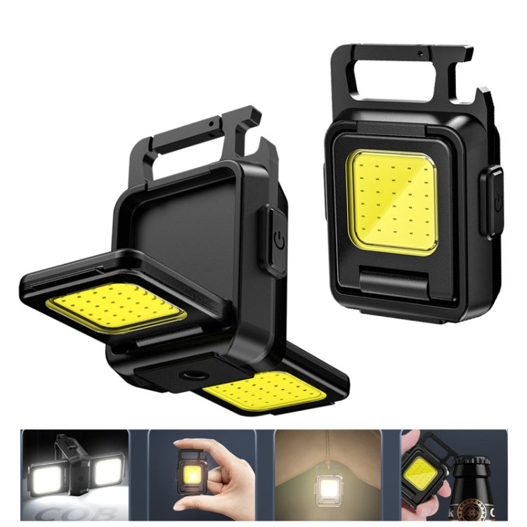 Double Sided COB Flashlight Mini Keychain Light Camping Light My Store