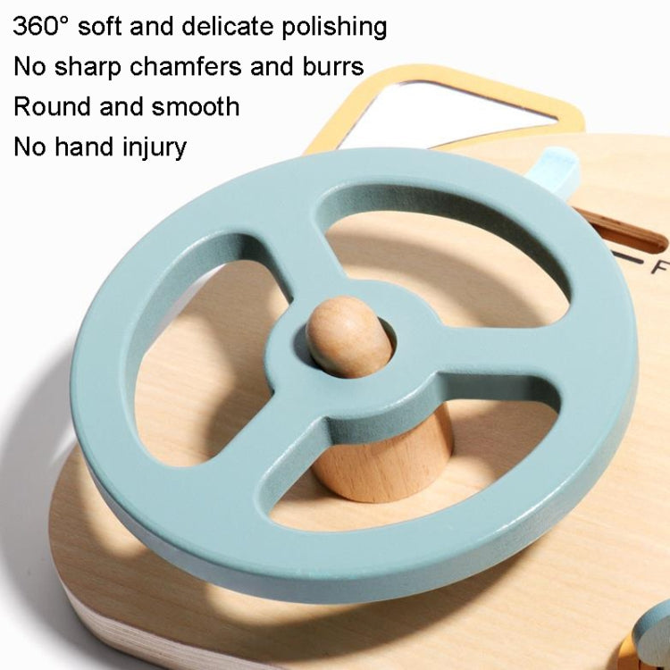 Montessori Education Steering Wheel Simulation Busy Board Children Puzzle Toys Reluova