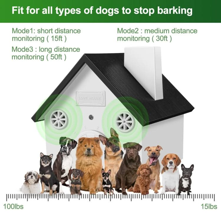 Ultrasonic Dog Barking Control Devices Dog Training Up to 50 Ft Range - Reluova