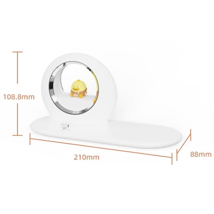 ICARER FAMILY K08 10W Cartoon Mobile Phone Wireless Fast Charger with Night Light Function