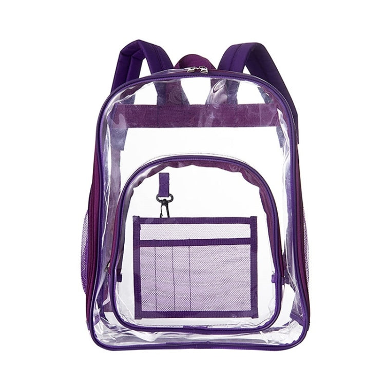 PVC Transparent Waterproof Backpack Student School Bag My Store