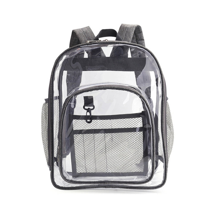 PVC Transparent Waterproof Backpack Student School Bag My Store