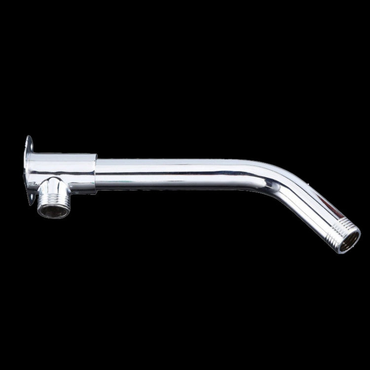 With Base Top Spray Rod Shower Tube Stainless Steel Shower Outlet Pipe Elbow