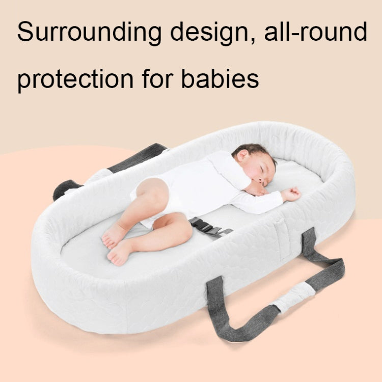 709 Portable Multifunctional Crib with Mosquito Net Folding Newborn Moveable Bed