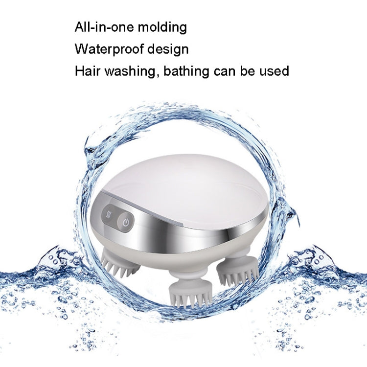 K111 Hot Compress Red Light Head Massager Electric Kneading Vibration Waterproof Head Instrument Reluova