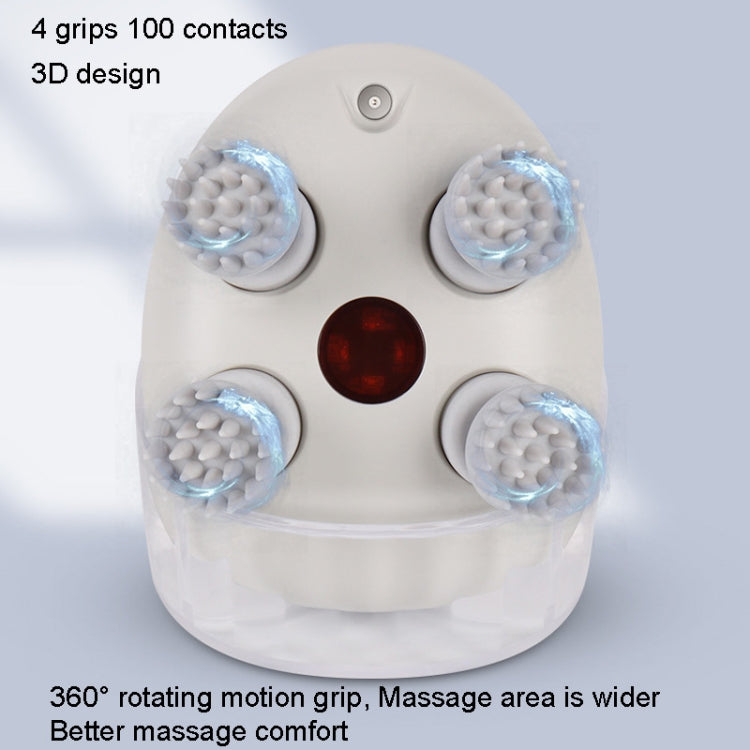 K111 Hot Compress Red Light Head Massager Electric Kneading Vibration Waterproof Head Instrument Reluova