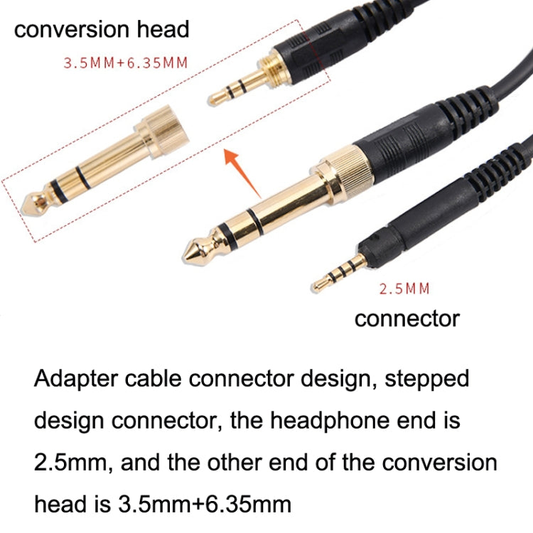 ZS0185 For Sennheiser HD598 / HD558 / HD518 / HD595 Earphone Spring Cable, Cable Length: 1.4m-3m My Store