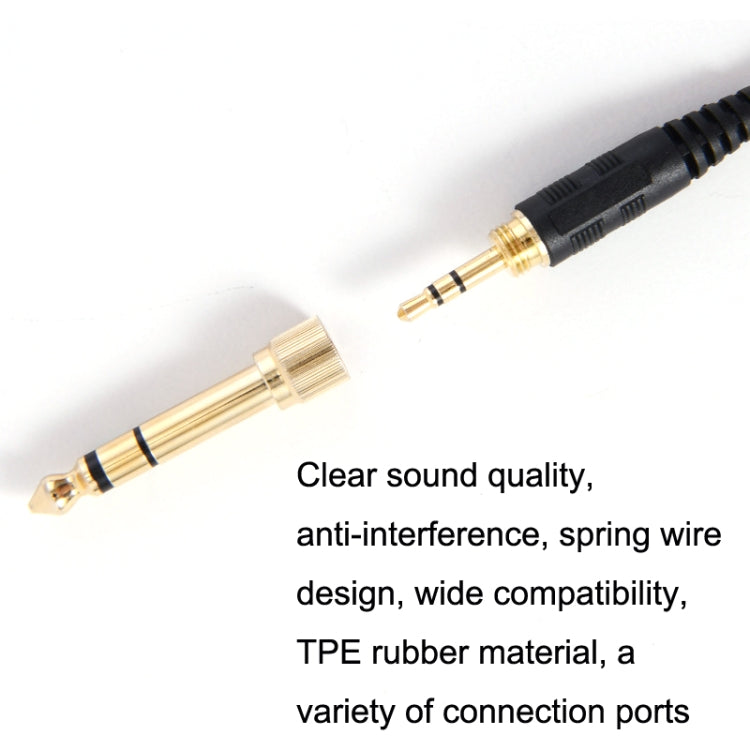 ZS0185 For Sennheiser HD598 / HD558 / HD518 / HD595 Earphone Spring Cable, Cable Length: 1.4m-3m My Store