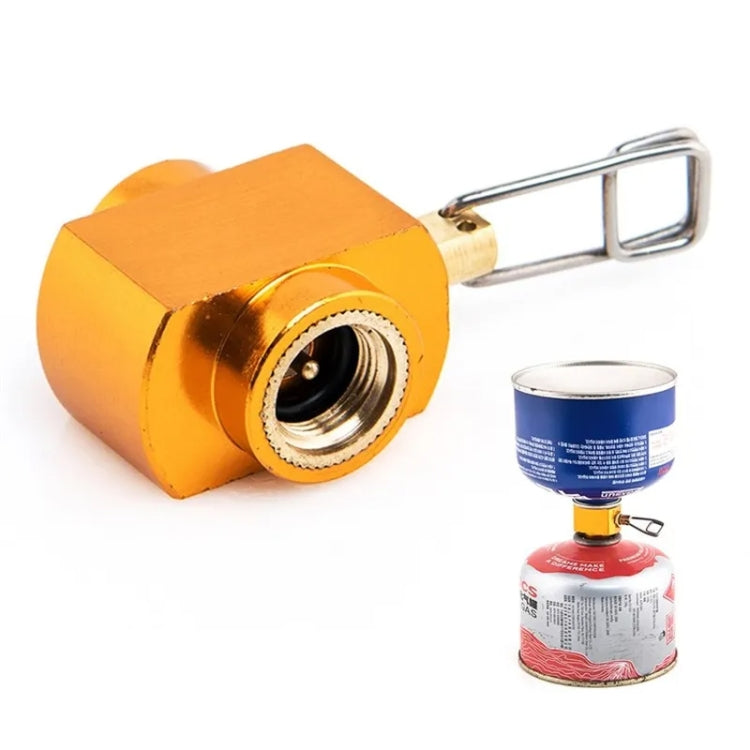 Outdoor Camping Gas Tank Refill Converter Connector Adjustable Gas Cartridge Refill Valve Adapter Reluova