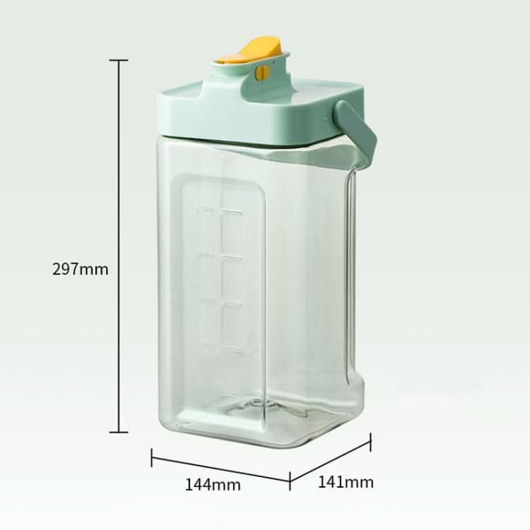 3.5L Refrigerator Cold Kettle With Faucet Household Large Capacity Cold Brew Pot(Light Green)-Reluova