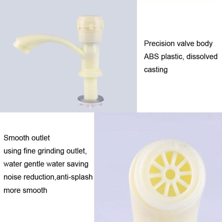 Plastic Kitchen Single Cold Sink Faucet Vertical Faucet - Reluova