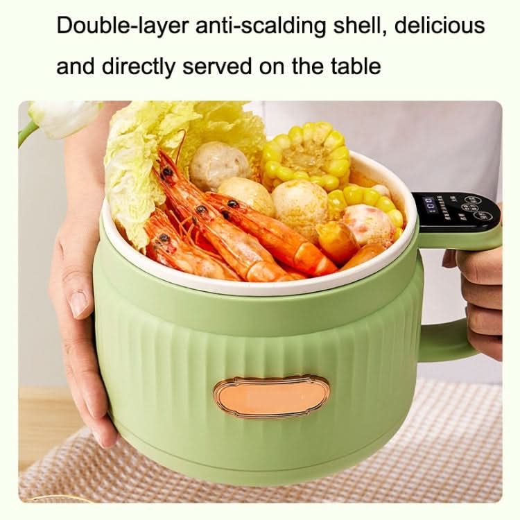 MC12B Small Multi-Functional Home Dormitory Instant Noodles Cooking Pot Non-Stick Electric Hot Pot US Plug Reluova