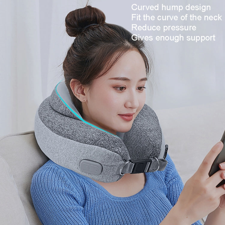 Portable Cervical Massager Inflatable Hot Compress Airbag U Pillow