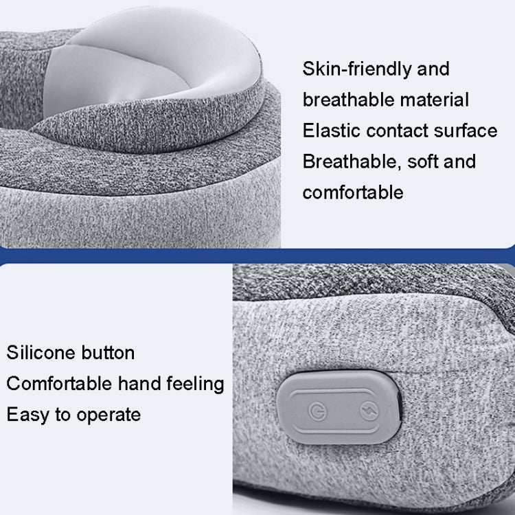 Portable Cervical Massager Inflatable Hot Compress Airbag U Pillow