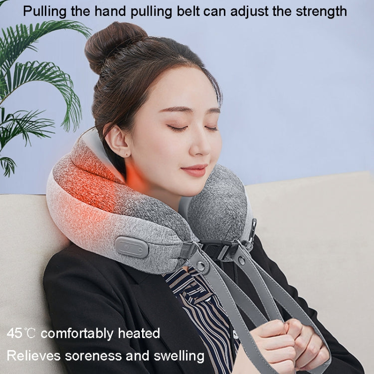 Portable Cervical Massager Inflatable Hot Compress Airbag U Pillow