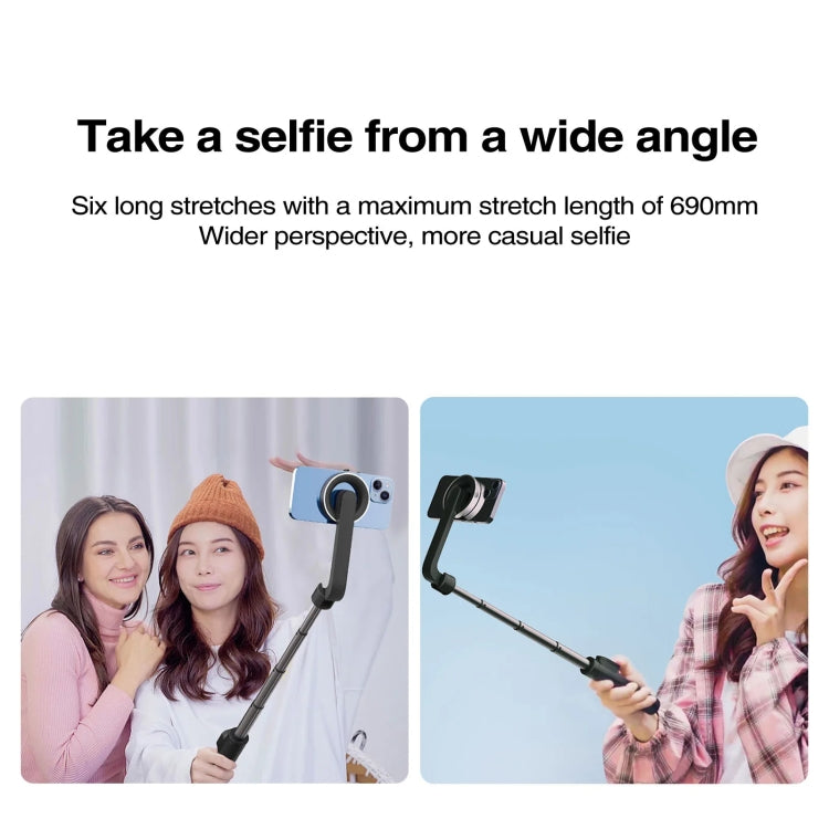 Magnetic Selfie Stick Tripod Handheld Stabilizer Rod With Remote Controller Reluova