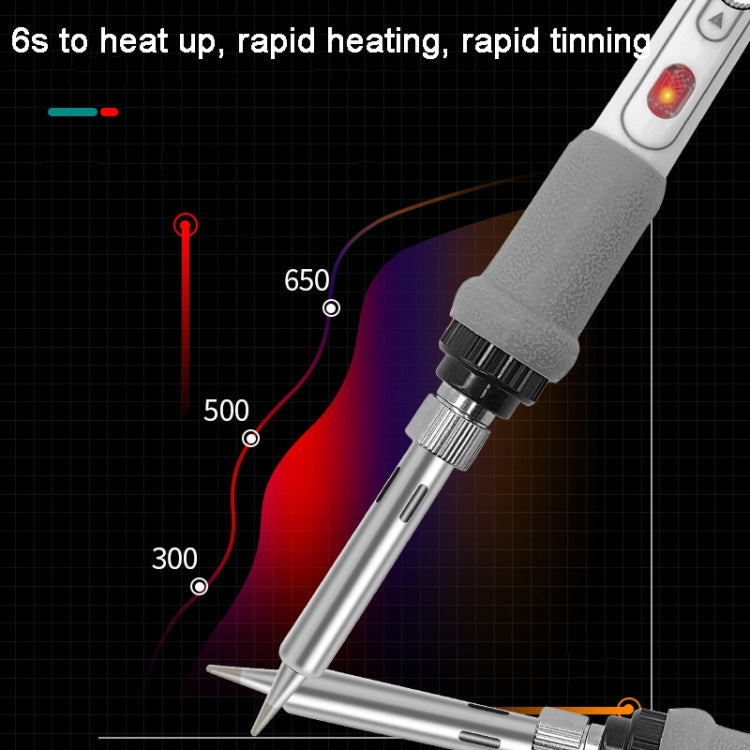 100W  220V High-power Electric Soldering Iron Adjustable Temperature Soldering Tool US Plug