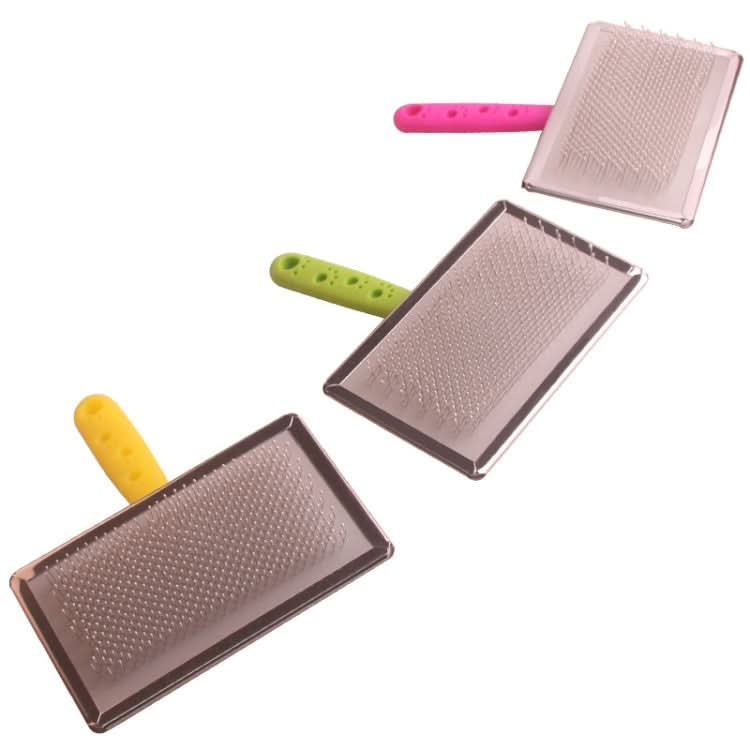 BG-W1347 Pet Hair Removal Massage Comb Dog Cleaning Tools, Random Color Delivery - Reluova