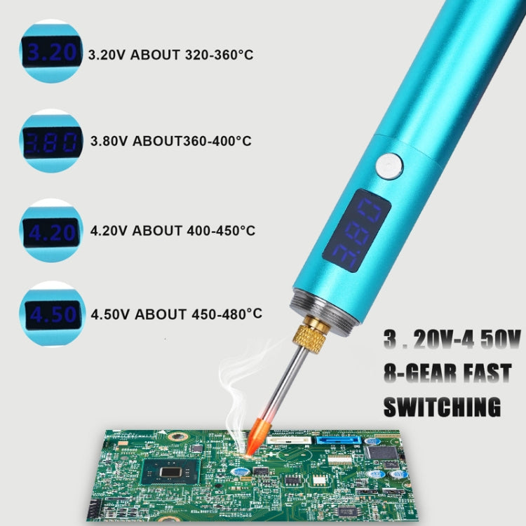 BS45 17-25W Wireless Soldering Iron with Adjustable Temperature LED Digital Display