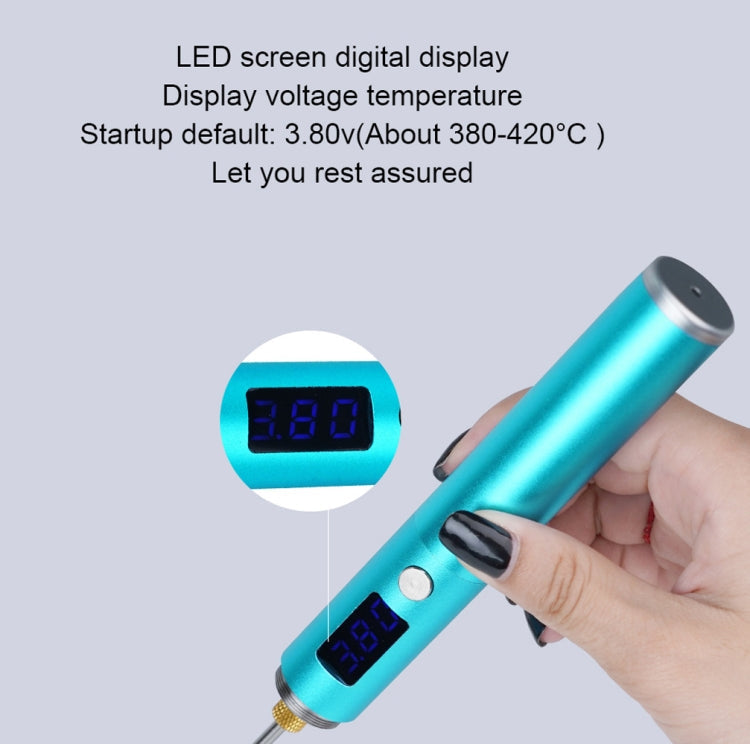 BS45 17-25W Wireless Soldering Iron with Adjustable Temperature LED Digital Display My Store