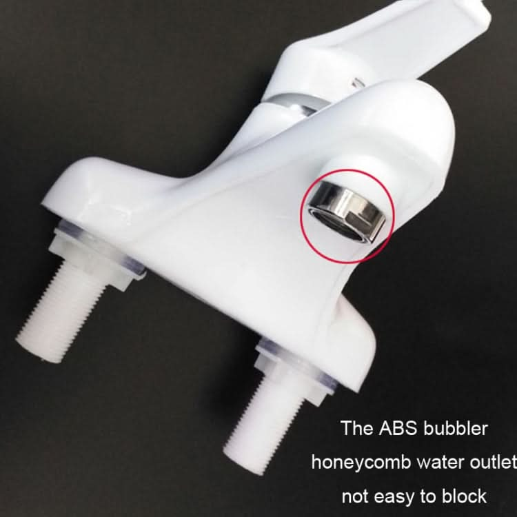 Plastic Three Holes Duplex Basin Stand Basin Faucet - Reluova