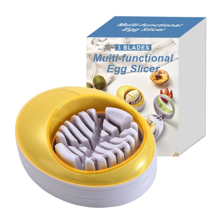 3-in-1 Kitchen Egg Slicer for Strawberry, Mushroom, Bananas , and Other Soft Fruit-Reluova